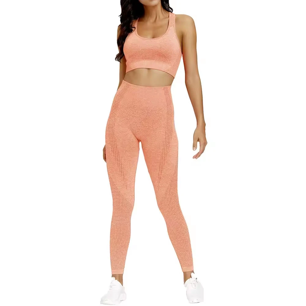 Women Yoga Fitness Suit High Waist Legging Yoga Set gym Running Sports Bra/sportswear For Women With Custom Logo