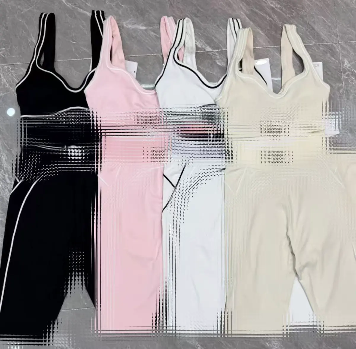 Wholesales Famous Brand Sports Bra Breathable Tight Yoga Pants Sportswear Wear for Yoga Fitness