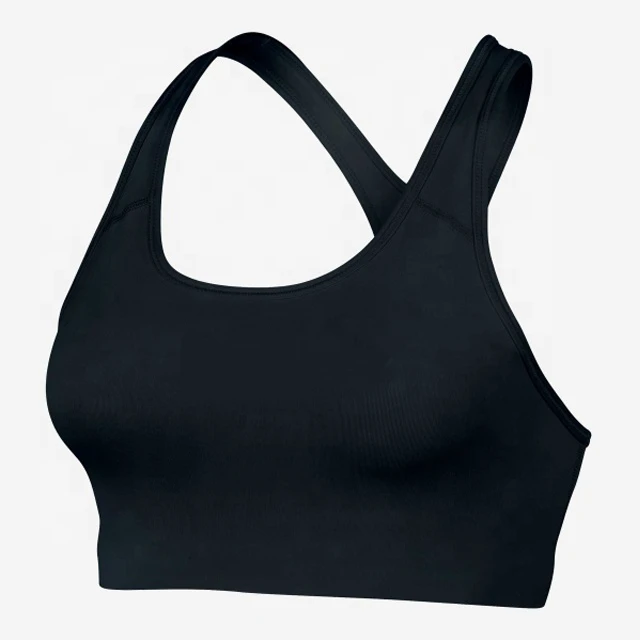 Women Medium Support Sports Bra Seamless Yoga Gym Workout Fitness Active Wear Racer Back Padded Bras Breathable Quick Dry