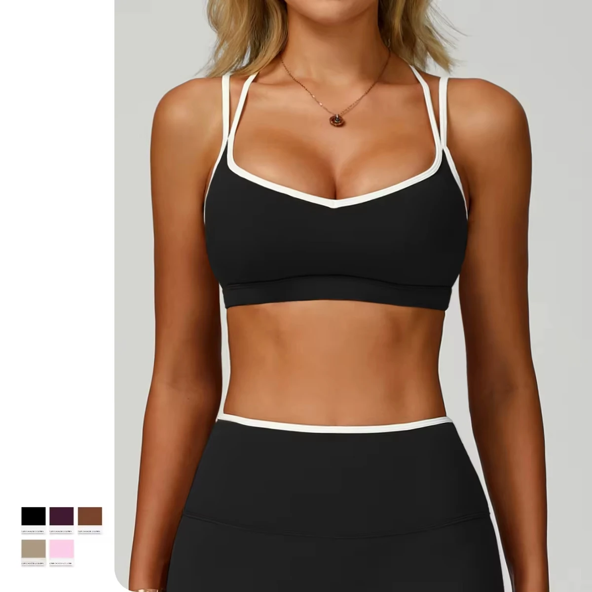 High Support Women's Sports Top for Women Fitness Bra Moisture Wicking Breathable Yoga Sport Bra for Women