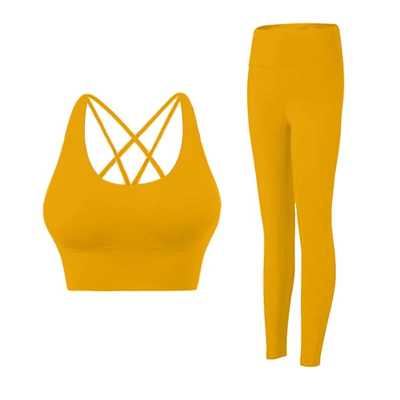 Fashion Bra Pants Cotton High Quality Onesie Women Two Piece Reversible Sublimation Sports OEM Yoga Set Plus Size SMART FABRIC