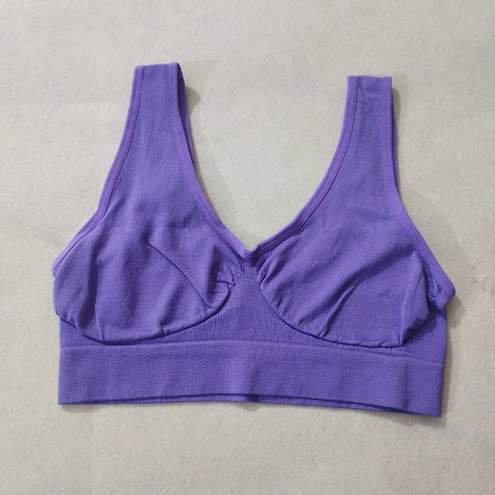 Women's Yoga Bra Halter Back Fitness Underwear Sexy Wire-Free Sports Vest Comfortable Breathable Bra
