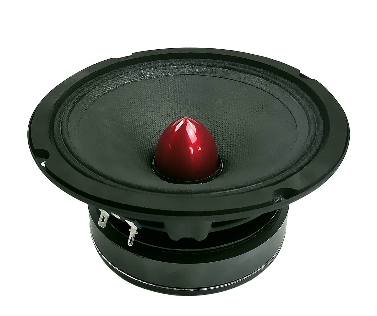 MID-651B 6.5inch Vibe Pro Car Audio Loudspeaker Red Bullet for 450W Max. Power