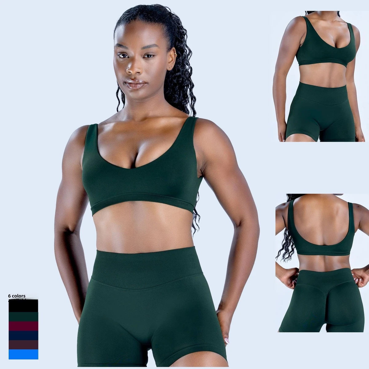 OEM/ODM Custom High Support Lightweight Seamless Sportswear Breathable Four-Way Stretch Beauty Back Sports Bra for Women Running