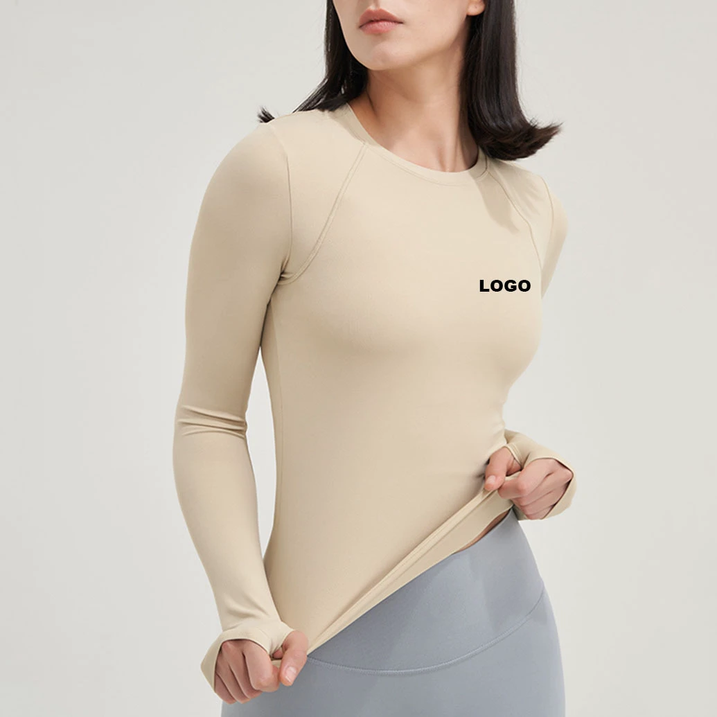 Yoga Clothes Women Running Professional Pilates Training Quick-drying Long-sleeved Tops New Fitness Clothes in Autumn and Winter