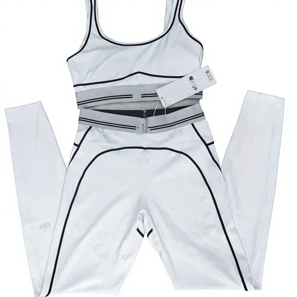 Women's Yoga Suit 2025 Adjustable Anti-Pilates Two-Piece Sports Bra Fitness Set Breathable Lightweight Solid Spandex/Nylon