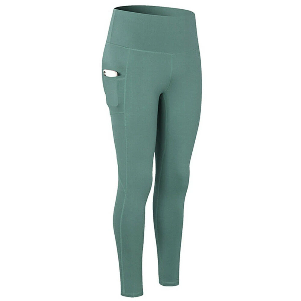 Women's High Waist Thick Compression Leggings Breathable Anti-Bacterial Solid Pattern Gym Yoga Running Wear High Quality Raccoon