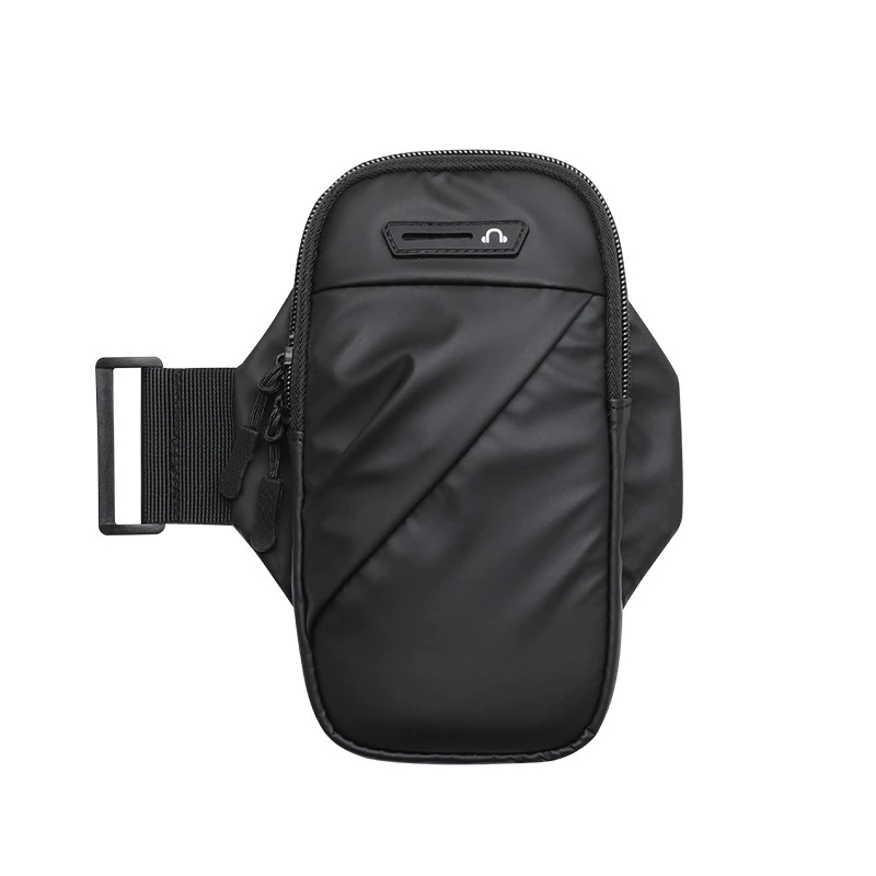 Hot Sale New PU Sports Running Phone Arm Bag Summer Large Capacity Splashproof Slanted Design Zipper Closure Gift