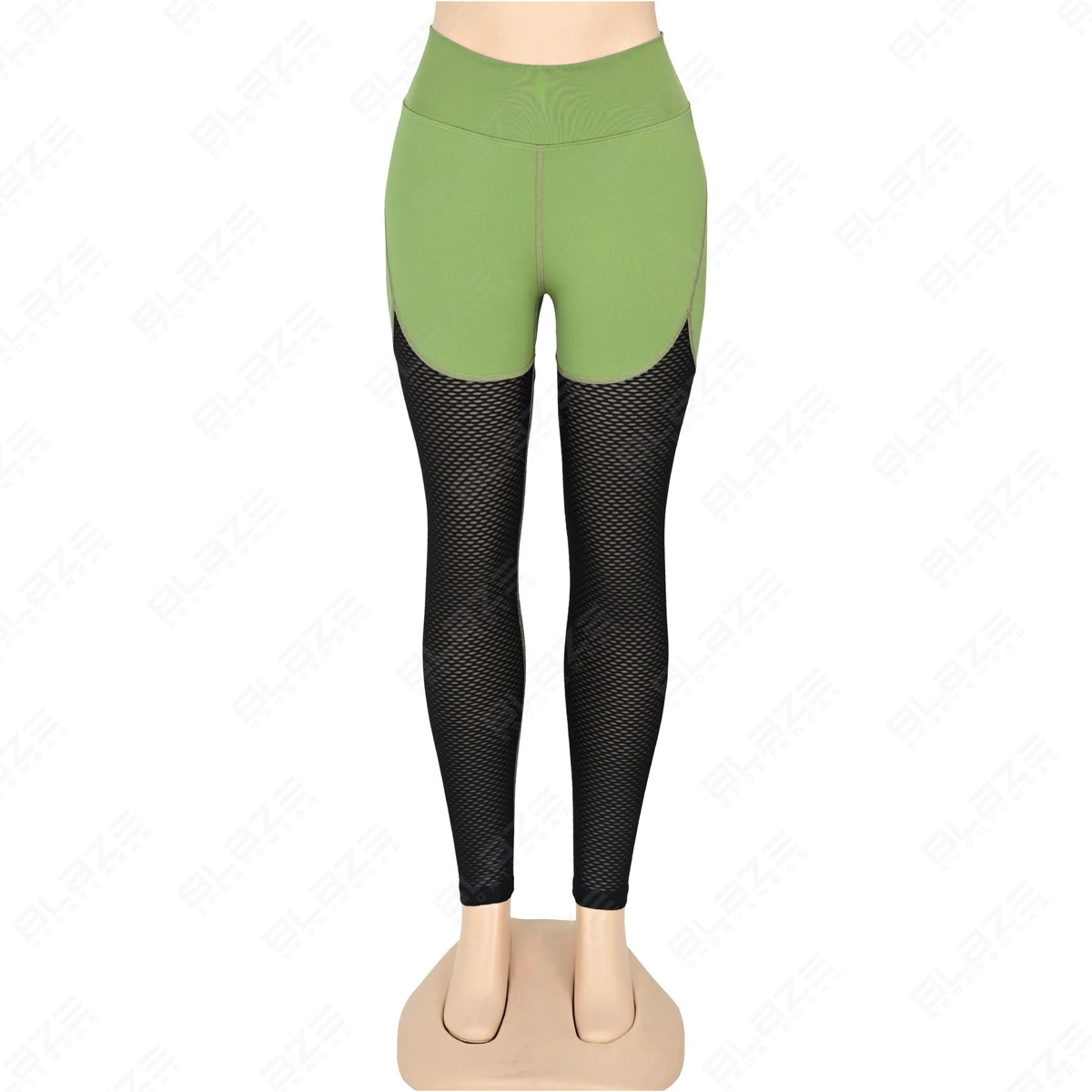 High Quality OEM Wholesale High Elastic Waist Yoga Leggings Breathable Sweat Wicking Solid Quick Dry Plus Size Full Length Pants