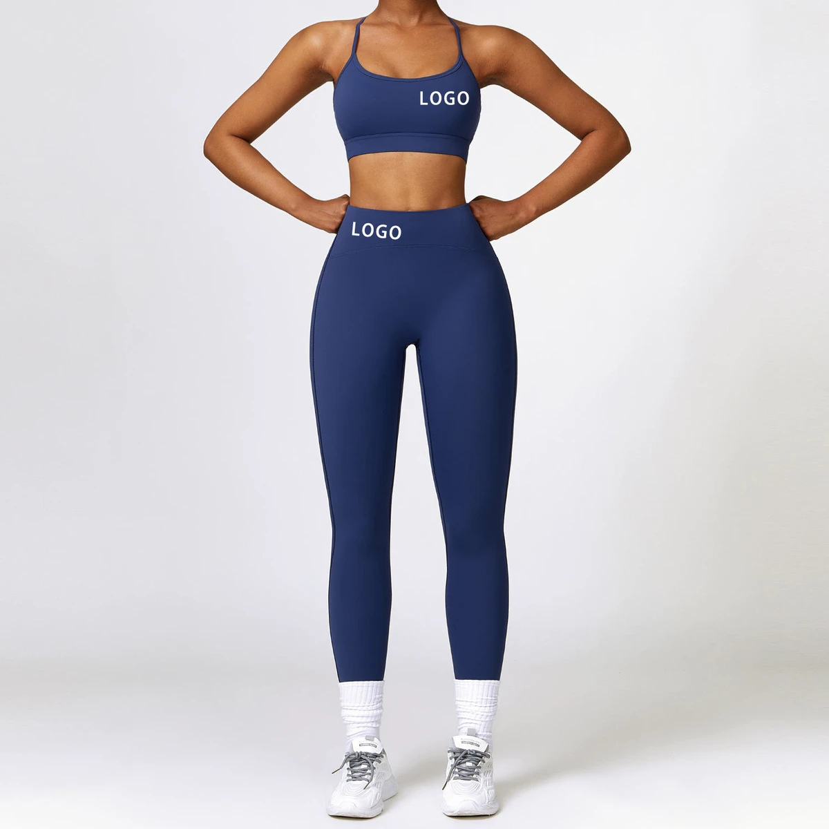 High Waist Women Fitness Running Exercise Tight Yoga Set Gym Workout Bra and Legging Set Softness Stretchy Yoga Suits