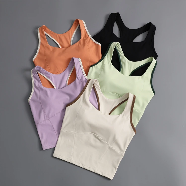 Yoga Clothes Women's Gym Fitness Casual Short Lightweight Comfortable Tank Top Quick Dry Breathable
