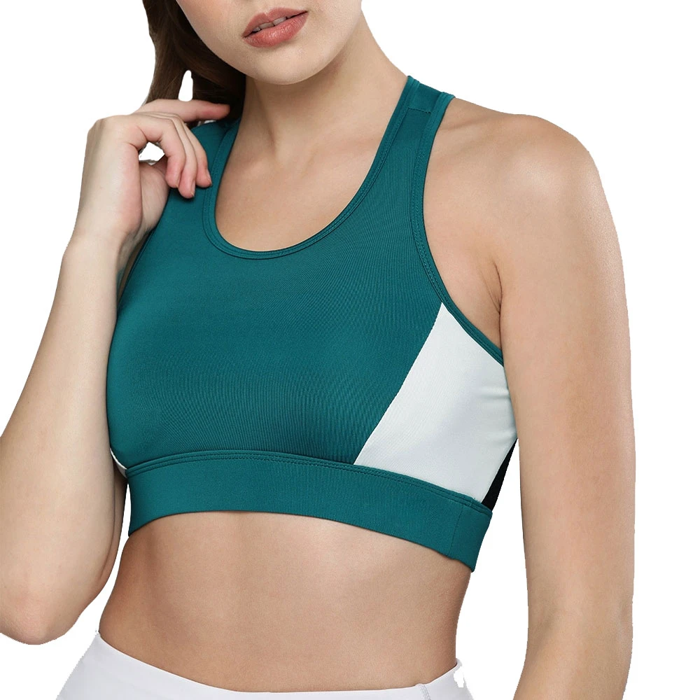 High Quality Women Sports Bra-Seamless Breathable Yoga Fitness Gym Bra Medium Support Spandex/Nylon Material Ribbed Style