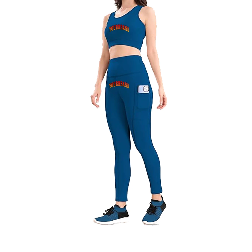 2025 Custom Men's Plus Size Summer Sports Casual Activewear Hot Selling Yoga Suit Set Quick Drying Bra Solid Color Waist Front