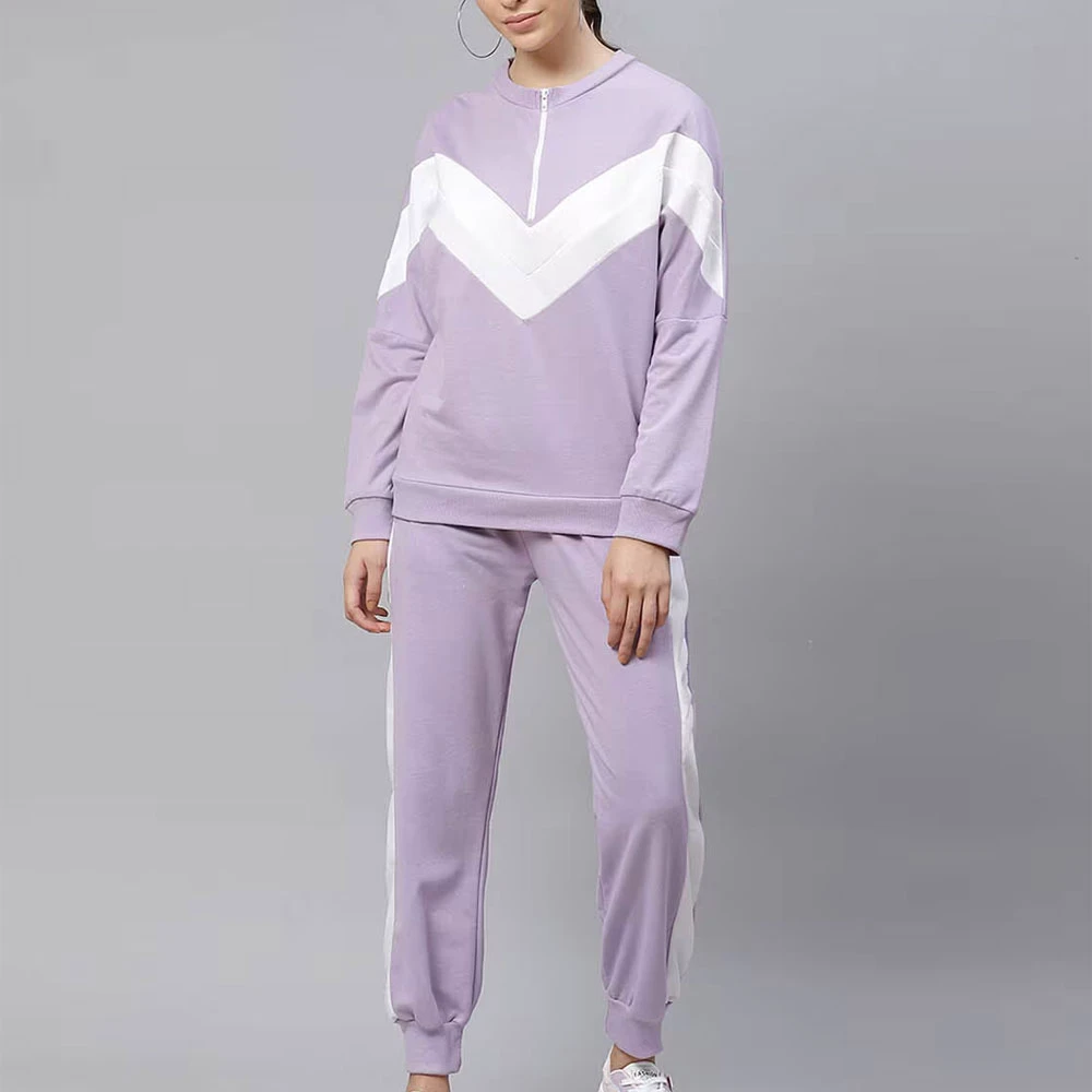 Women Tracksuits Wholesale 2025 Fashionable New Design Sports Girls Tracksuit Women Slim Fit Yoga Tracksuits Two Piece Set