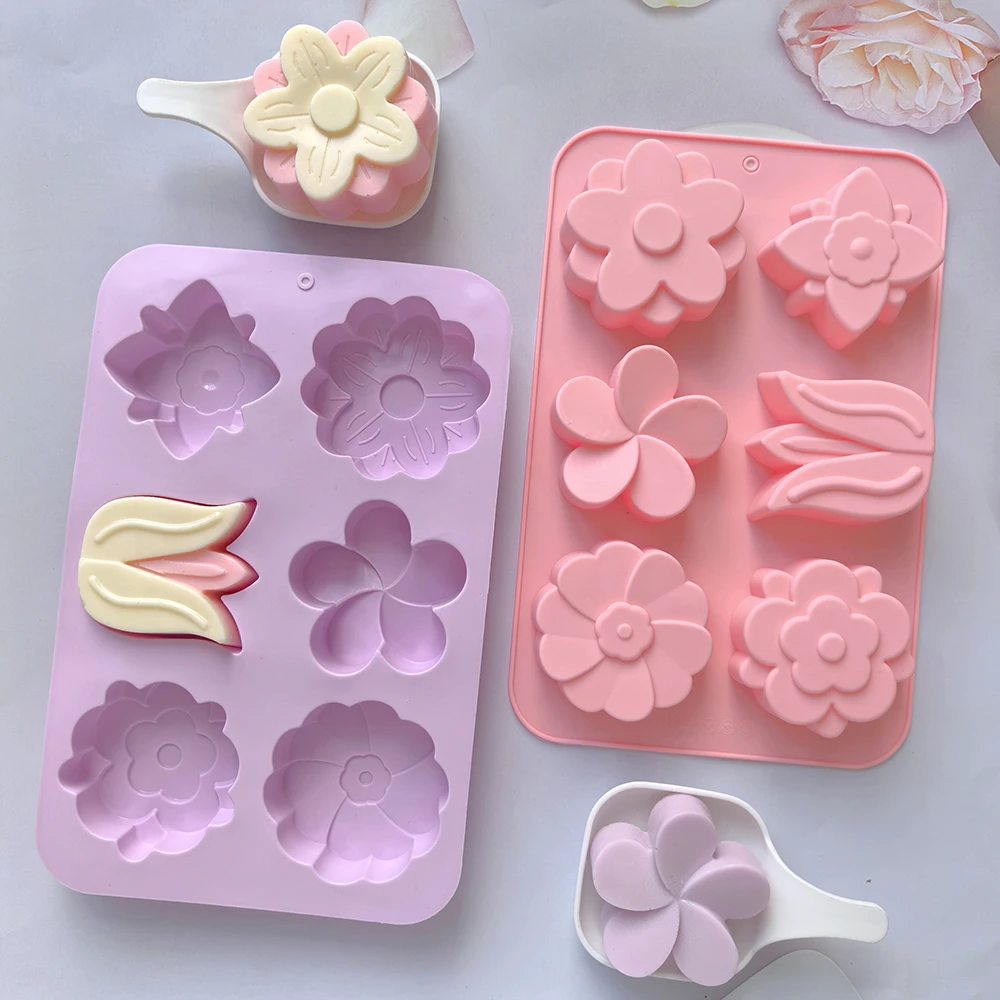 Cake Tools Dog Paw Bone Shaped 2-in-1 Silicone Molds 8 Cavity Food Grade BPA Free Eco-Friendly SURE Brand for Chocolate Candy