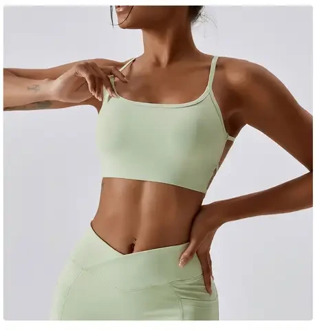 Custom Logo Plus Size Lightweight High for Padded White Sports Bra for Women-Athletic Fitness Cross Wholesale OEM SportS Girls