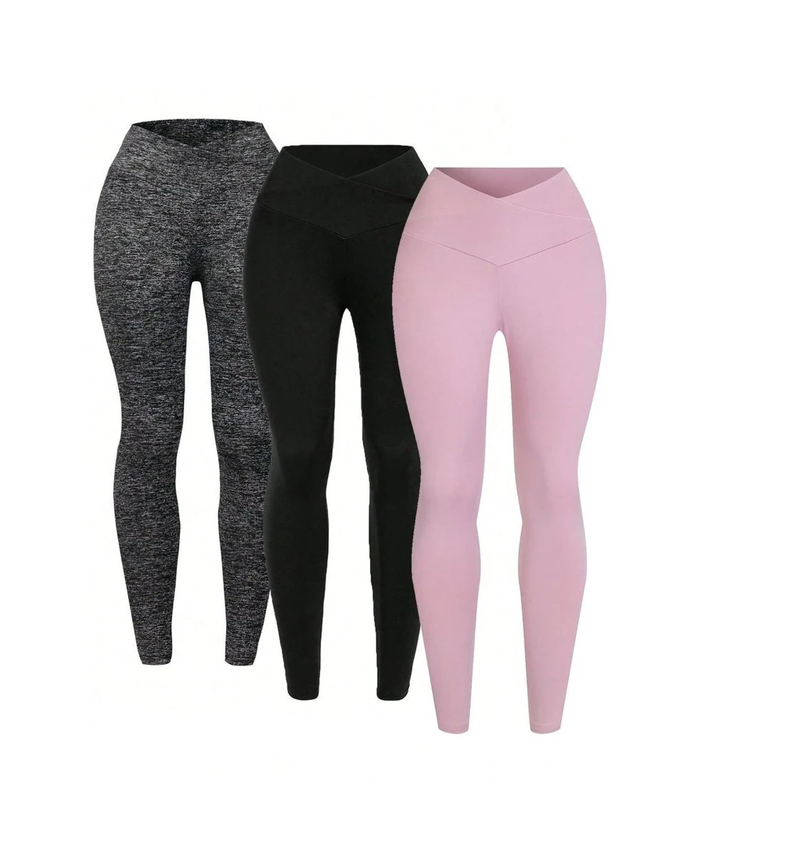 Women Leggings High Waist Seamless Gym Yoga Fitness Pants Stretch Breathable Tummy Control Workout Active Wear for Ladies Sport