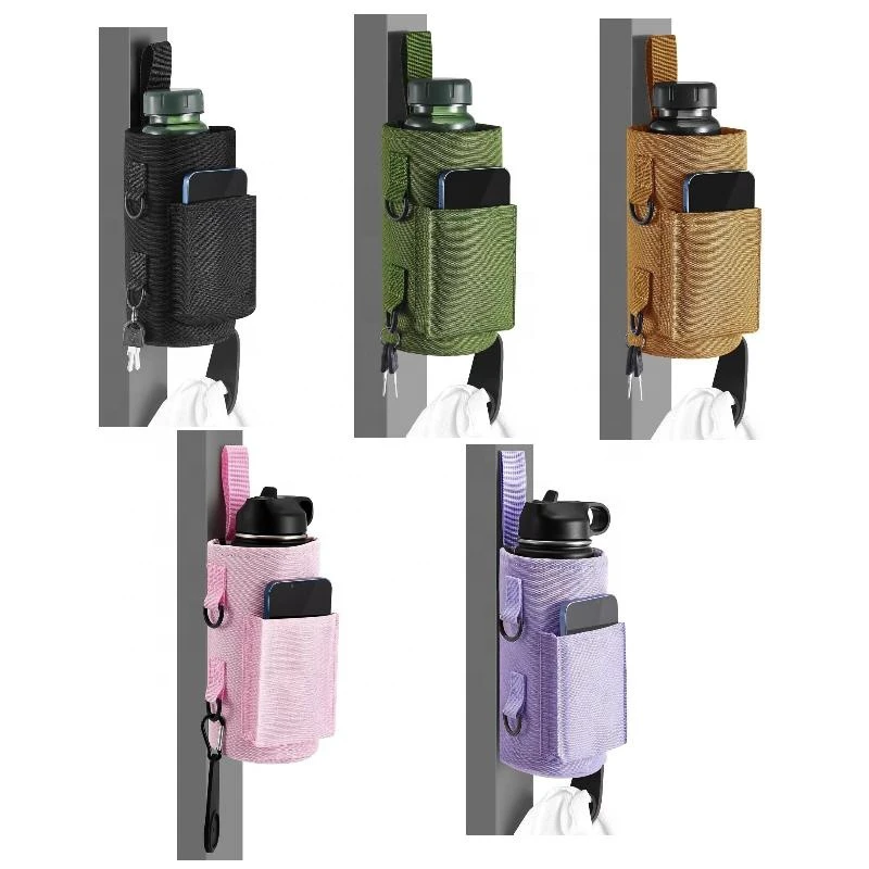 Multi Purpose Sport Water Bottle Carrier Crossbody Sling Chest Pouch Men Women Magnetic GYM Mobile Phone Bag Sleeve