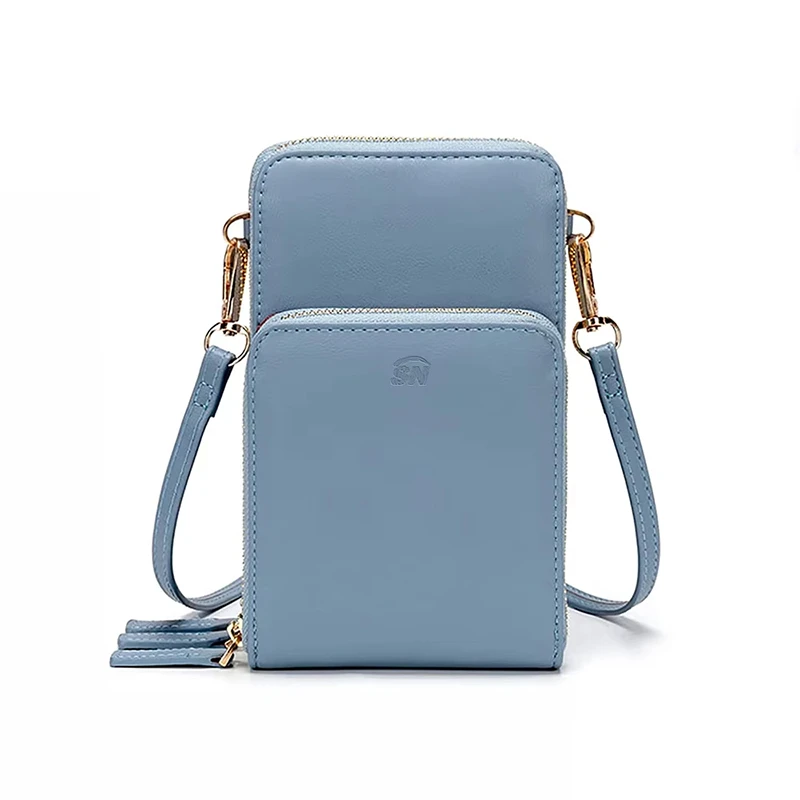 Fashion Purse Crossbody Mobile Phone Bag Travel High Quality Sturdy Shoulder Bag Cellphone Holder Card Slot Wallet