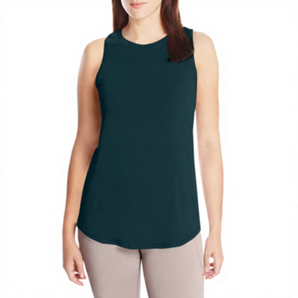 Women Y2K Solid Sports Tank Top Breathable Fabric Sleeveless Comfortable Fit Running Yoga Gym Fitness Training Activewear