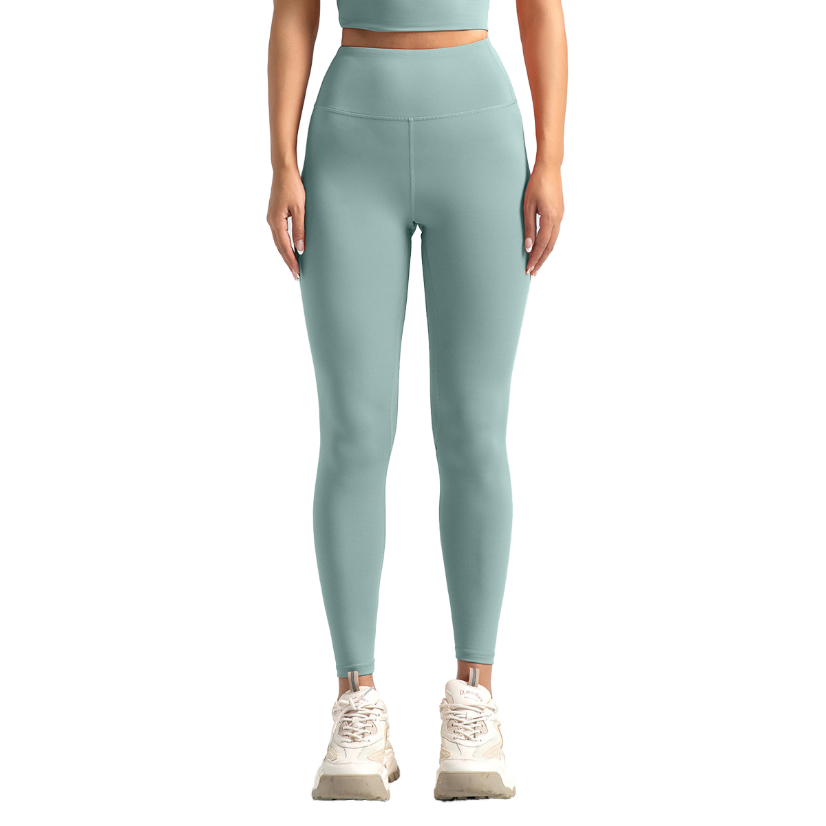 Large Size Solid Full Length Yoga Pants Wholesale High Elastic Waist Sweat-Wicking Anti-Odor Spandex/Polyester Running Dance