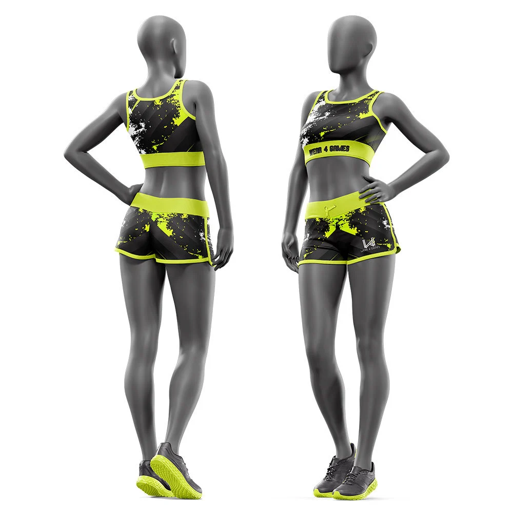 Gym Outfits Yoga Sports Bra Suit High Waist Shorts Sleeveless Activewear Female Tracksuit Clothing Workout Set Women 2 Pieces
