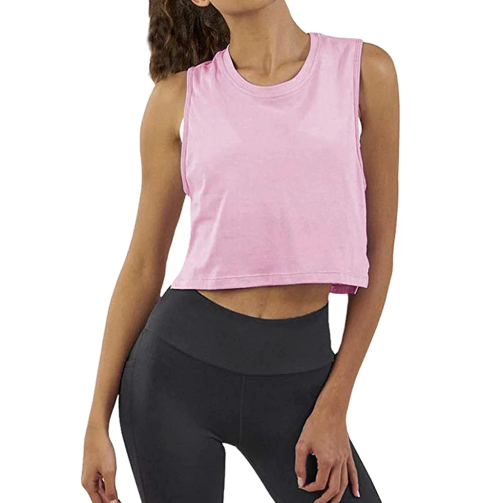 Sexy Women's Lace Tassel Fleece Tank Top Sleeveless Workout Gym Solid Yoga Athletic Quick Dry Hollow Out Ribbons Customizable