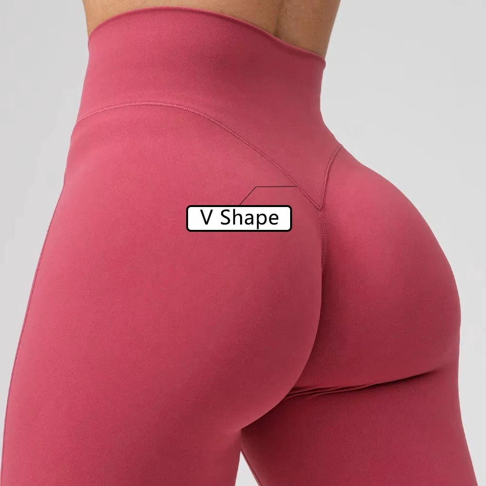 Push up Pantalones De Yoga De Cintura Alta Custom Quick Dry Soft Gym Clothes Workout Butt Lifting Yoga Leggings Manufacturer