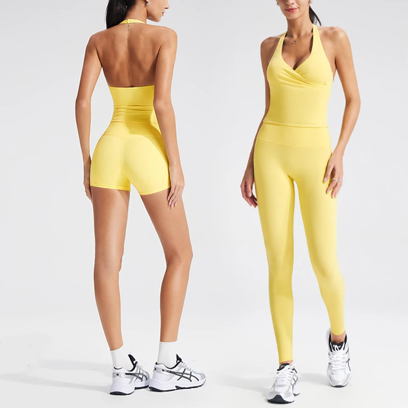 OEM Custom Fitness Set Woman Activewear Manufacturers Outfit Workout Breathable Quick-Drying Womens Clothing Gym Sets