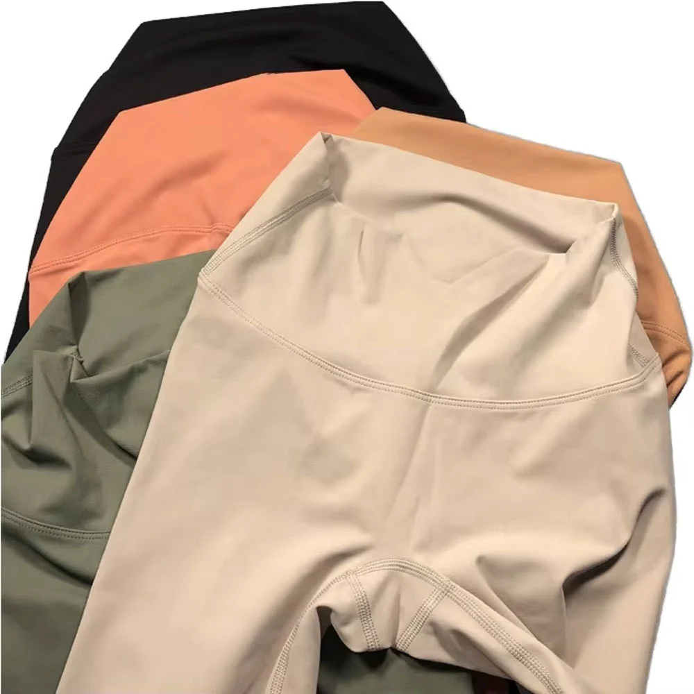 Breathable Ladies Leggings Pants Plain Solid Color Fitness Women Leggings Yoga Pants Tights Women's Leggings
