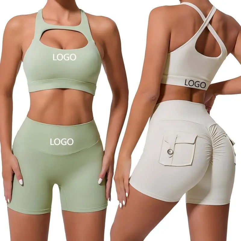 Women's Yoga Sports Bra Sexy Cutout Design Solid Color Medium Support Moisture-Wicking Breathable Eco-Friendly Front Yoga