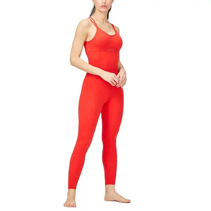 2026 Stylish New Design Solid Casual Fitness Yoga Set Women High Quality Breathable Lightweight Plus Size Front Logo 2-piece