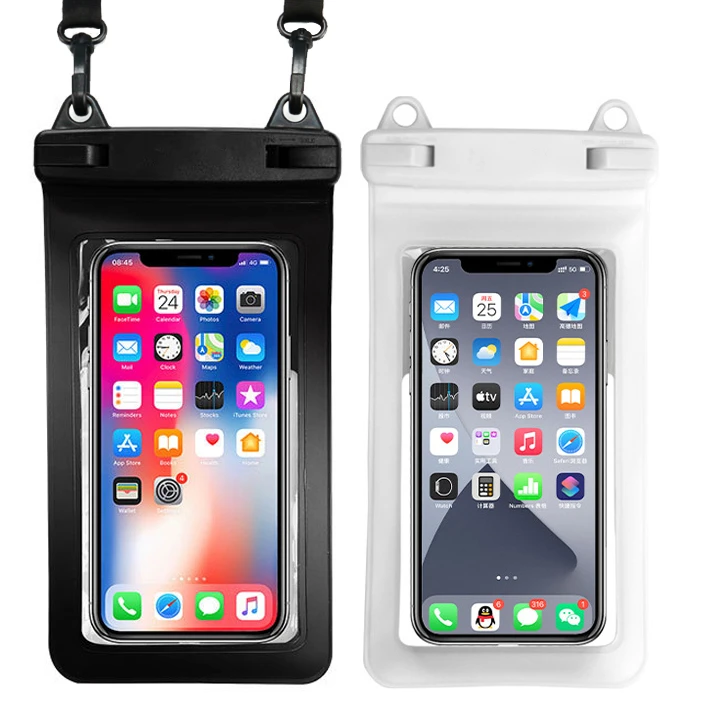 20 Colors 7.0 Inch Waterproof Phone Pouch Touch Screen Cell Cellphone Wholesale Beach Swimming Drifting Mobile Bags for Iphone
