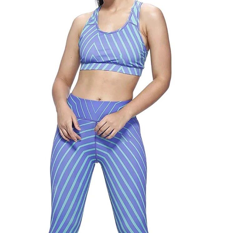 Seamless Yoga Suit Set for Women 2-Piece Gym Wear High Fitness wear OEM Activewear Knitted Fabric Yoga Set For Sale