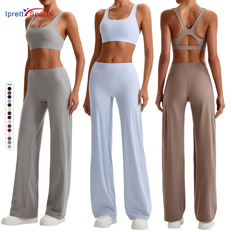 2 Piece Sets High-waisted Nude-feel Women's Yoga Outfit Tight-fitting Quick-dry Fitness Wear Outdoor Sports Running Sets