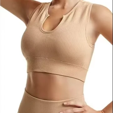 Hot Sports Bra Top + Tight Shorts High Waist Elastic Fitness Set Suitable for Cycling Gym Yoga