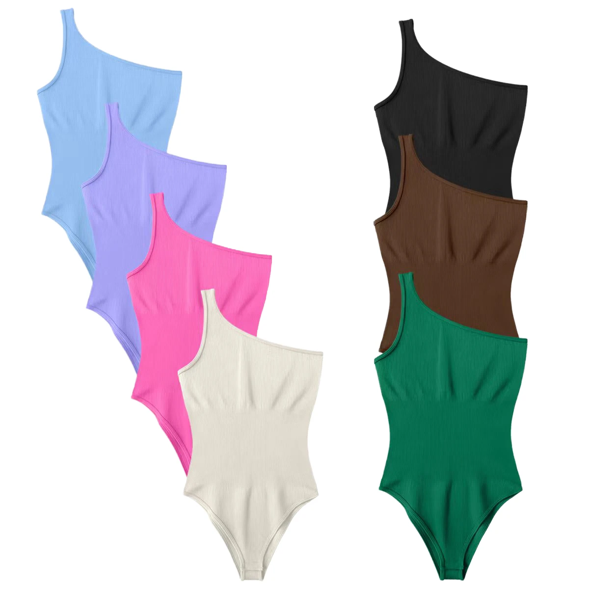 High Quality Anti-Static Spandex/Nylon Sleeveless Seamless Lightweight Elastic Waist High-Waisted Sports Bodysuit Crisscross