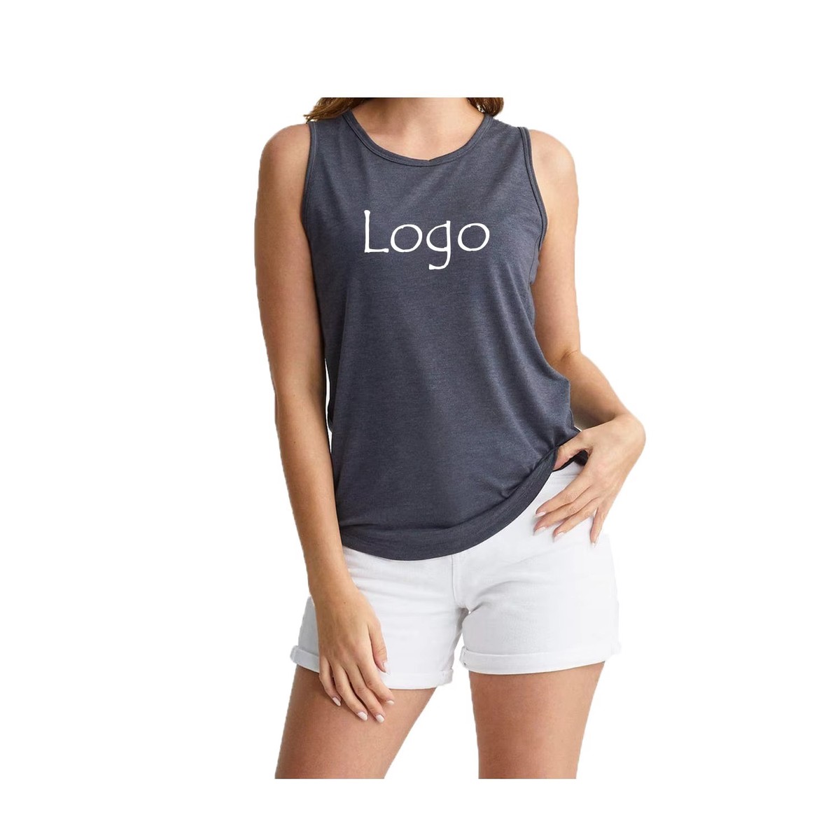 High Quality Women Yoga Wear Female Sleeveless Tank Top Plain Solid Pattern Sports Fitness OEM Service Short Length Tops