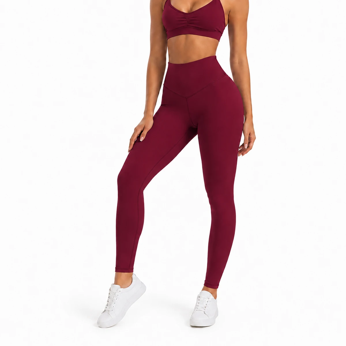 Women 2 Piece Yoga Set Sports Bra High Waist Leggings Seamless Gym Fitness Workout Activewear Set Pilates Set