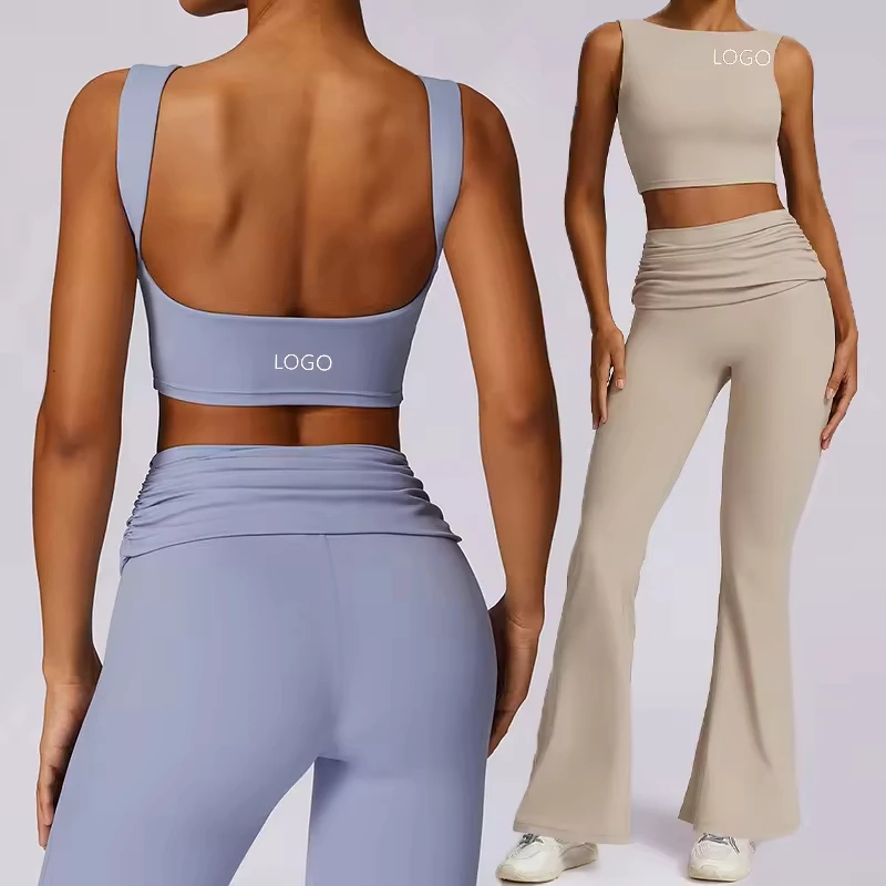 Custom Logo Women Casual Boat Neck Sport Gym Yoga Vest Top Femme Breathable Solid Fitness Blouse Quick Dry Workout Clothing