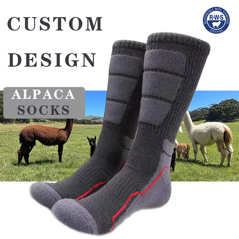 Men's Hiking Outdoor Trail Running Hiking Moisture Wicking Air Cushion Crew Socks
