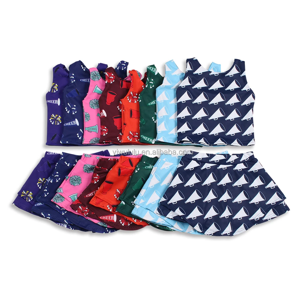 Sports Team Two Piece Girls Sports Wear Athletic Clothing Sets Kids Clothing Girls Yoga Outfits