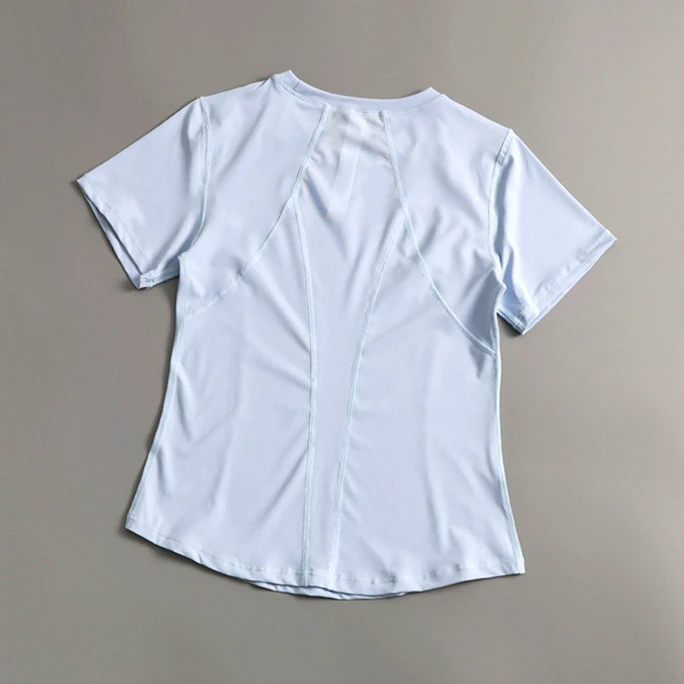 Quick-Drying Casual Women's Summer Fitness Sports T-Shirt Breathable Slim-Fit Short Sleeve Yoga Top for Running & Yoga Clothing