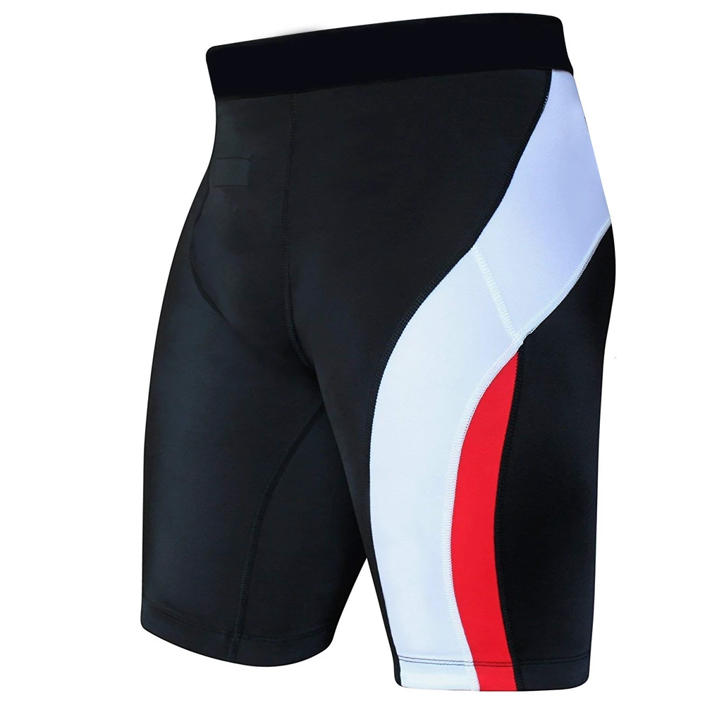 Men's High Quality Gym Sports Fitness Compression Shorts Solid Pattern Casual Style
