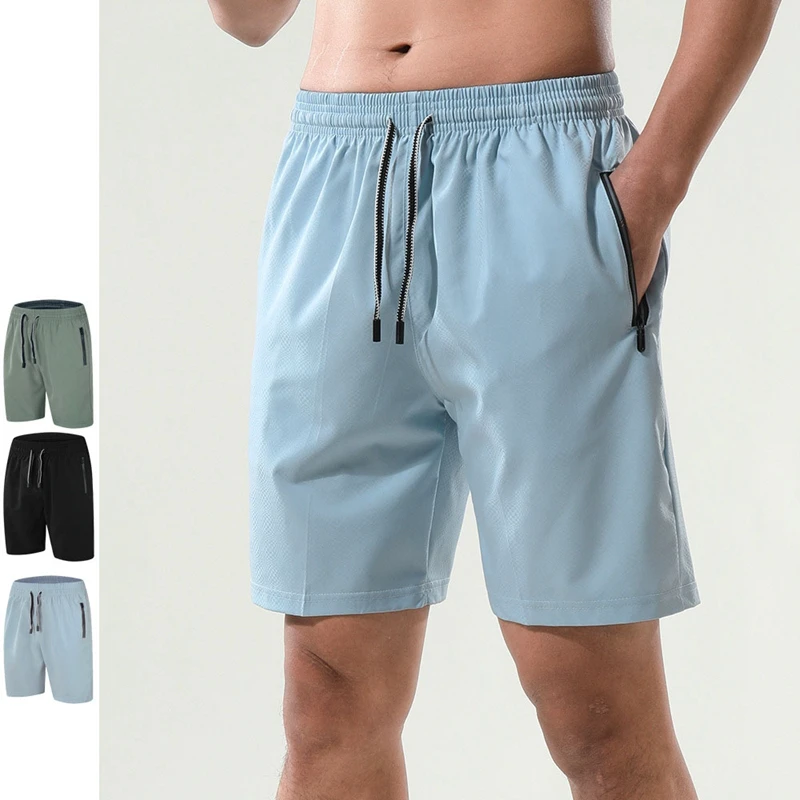 US Sizing Plus Size S-4XL Fast Dry Casual Drawstring Exercise Shorts Wholesale Five Length Custom Logo Men's Joggers Shorts