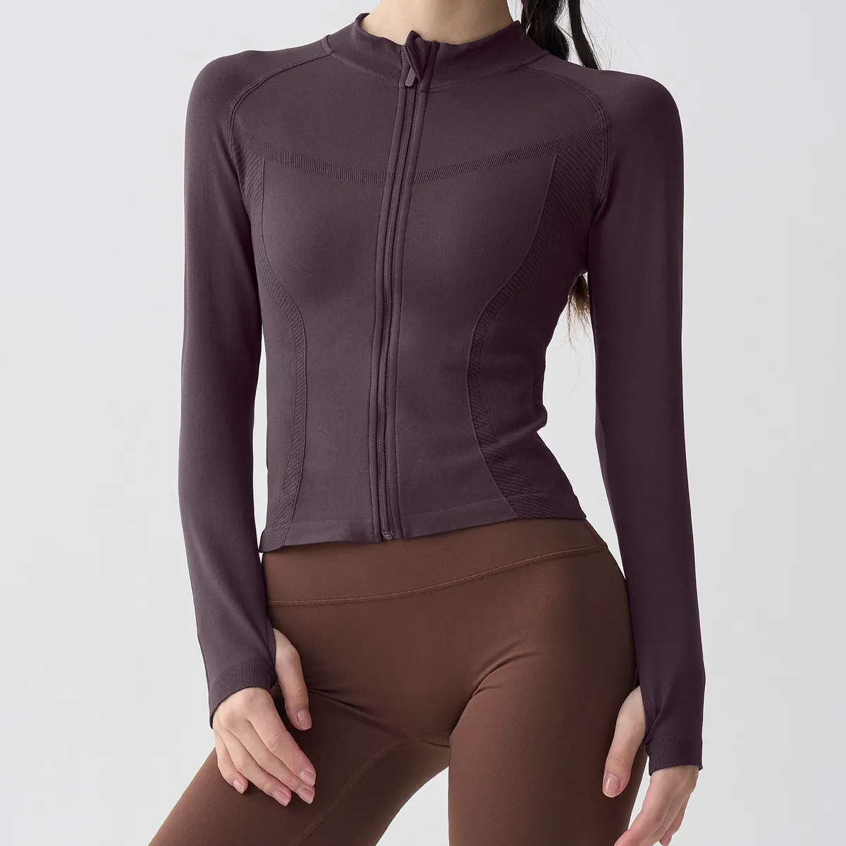 Brushed Thermal Knit close-up showing the fabric surface