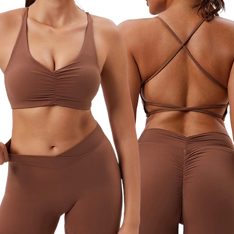 Women's Eco-Friendly Recycled Fabric Professional Fitness Tops Comfortable Outdoor Sports Underwear Yoga Vest