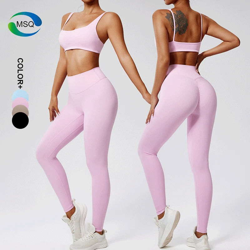 Women Sets Gym Clothes Set Breathable Activewear Sexy Sports Bra For Women 2 Piece Yoga Leggings Gym Fitness Sets For Women