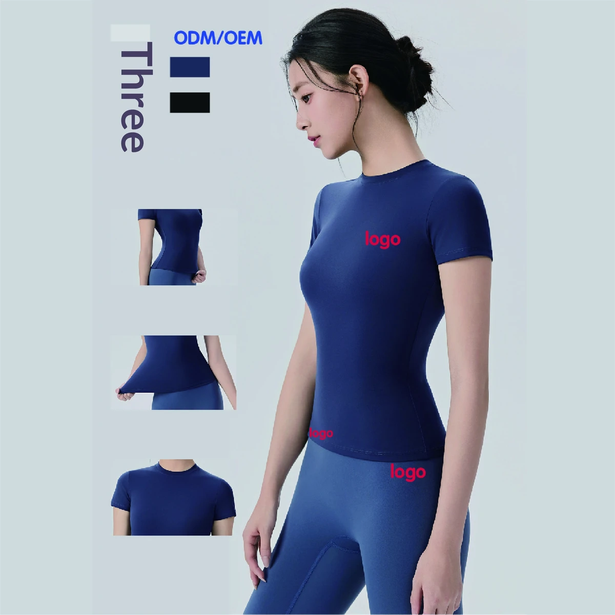 Flattering Waist Shaping Short Sleeve Yoga Top, Breathable Versatile Outerwear Women Active T-Shirt for Daily Errands Running