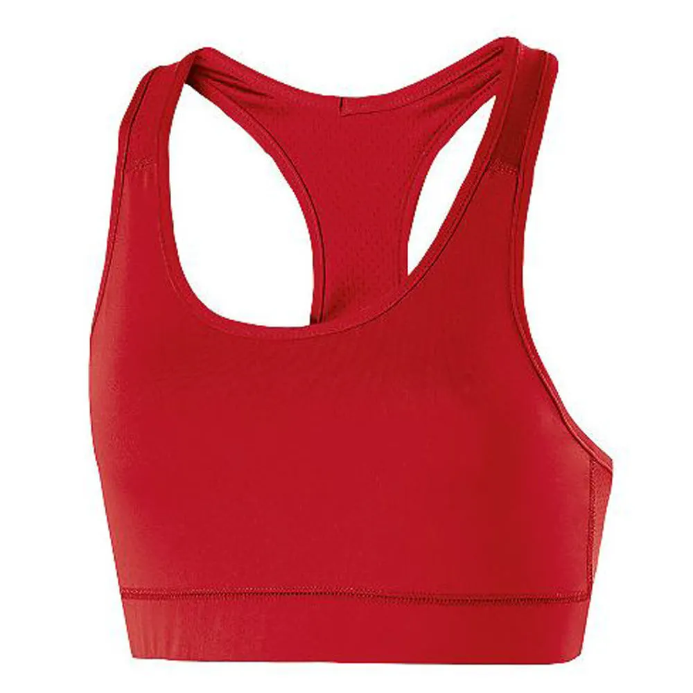 Running Girl Sports Bra Cross Back Strappy Sports Bras Medium Support Yoga Fitness One Shoulder Crop Women's Sports Bra 2027